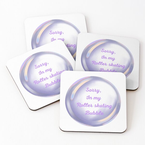 Item preview, Sorry, in my roller skating bubble designed and sold by serenebookworm.