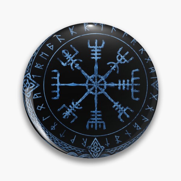 Item preview, Frostbound Vegvísir - Guided by the Runes. Forged by the North designed and sold by Dusk & Dawn Apparel.