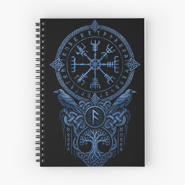 Item preview, Frostbound Vegvísir - Guided by the Runes. Forged by the North designed and sold by Dusk & Dawn Apparel.