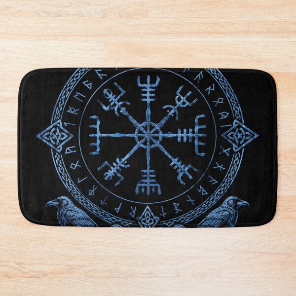 Item preview, Frostbound Vegvísir - Guided by the Runes. Forged by the North designed and sold by Dusk & Dawn Apparel.