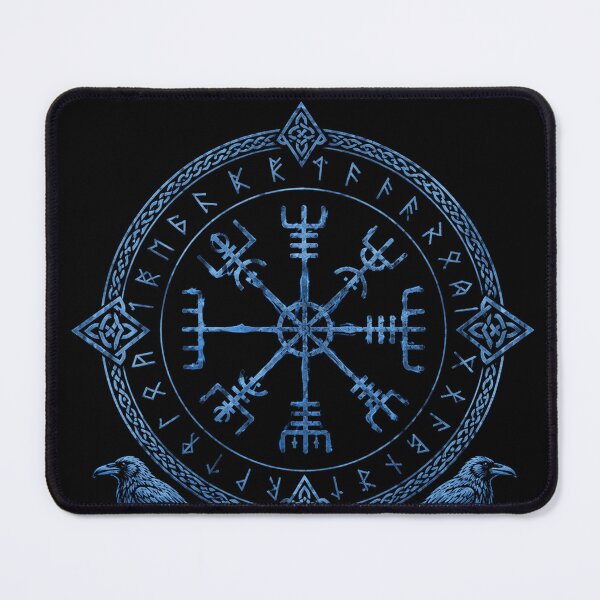 Item preview, Frostbound Vegvísir - Guided by the Runes. Forged by the North designed and sold by Dusk & Dawn Apparel.