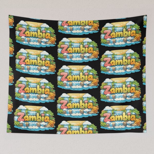 Item preview, Cute Zambia - Victoria Falls designed and sold by DamioPolArt.
