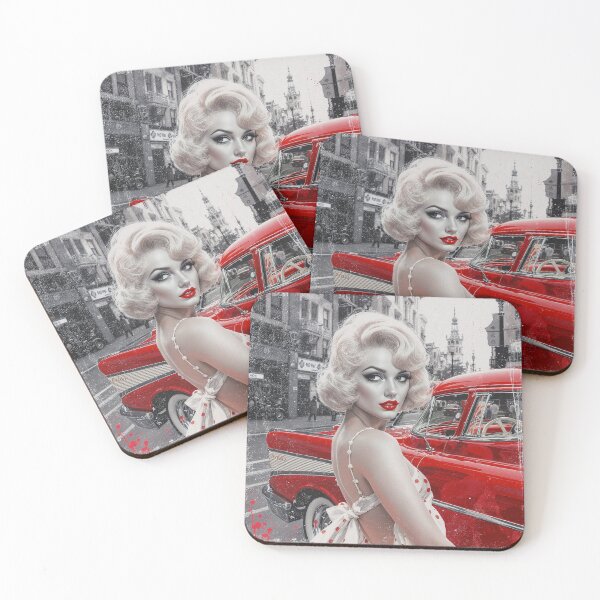 Item preview, The Polka Dot Queen — Retro Noir Glamour ✦ designed and sold by ROYFOREVER by Yasemin .