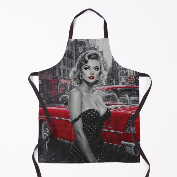 Item preview, The Midnight Icon – Retro Noir Queen designed and sold by ROYFOREVER by Yasemin .
