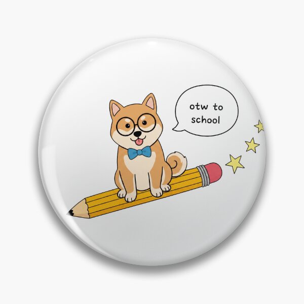 Item preview, Funny Shiba Inu Back To School Pencil Boys Girls Kids designed and sold by FurryHavenPH.