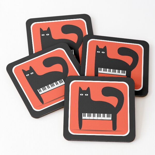 Item preview, Piano cat keyboard designed and sold by InkRiot Studios.