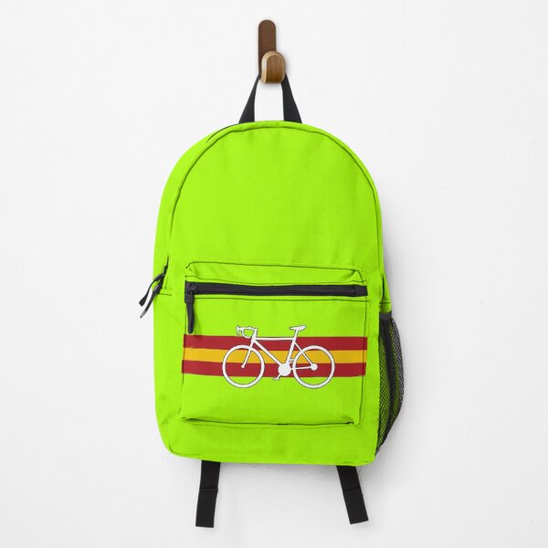 Item preview, spain cycling bike silhouette – vuelta a españa inspired mountain bike design with spanish flag colors designed and sold by rikyfreestyle.