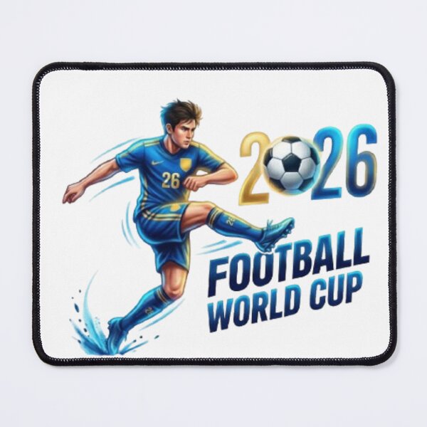 Item preview, 2026 World Cup: Dynamic Footballer Illustration designed and sold by CHRIST5000.
