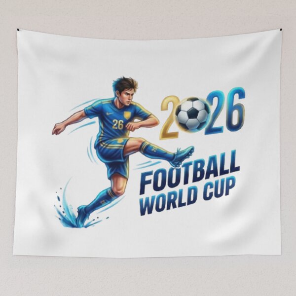 Item preview, 2026 World Cup: Dynamic Footballer Illustration designed and sold by CHRIST5000.