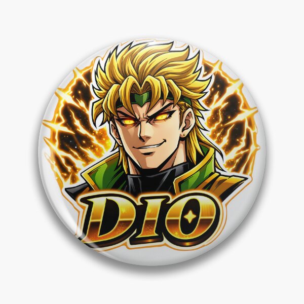 Item preview, Dio - JoJo's Bizarre Adventure designed and sold by PixelArtPeel.