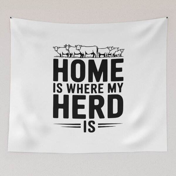 Item preview, Home Is Where My Herd Is designed and sold by Frank Ring.