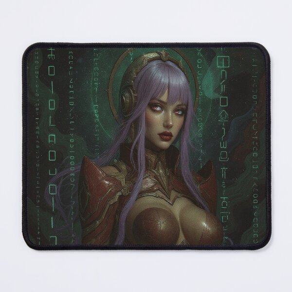 Item preview, Cyberlove Origins | Neon Witch – Code Genesis | Futuristic Goddess Art by ROYFOREVER designed and sold by ROYFOREVER by Yasemin .