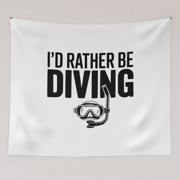 Item preview, I'd Rather Be Diving designed and sold by Frank Ring.