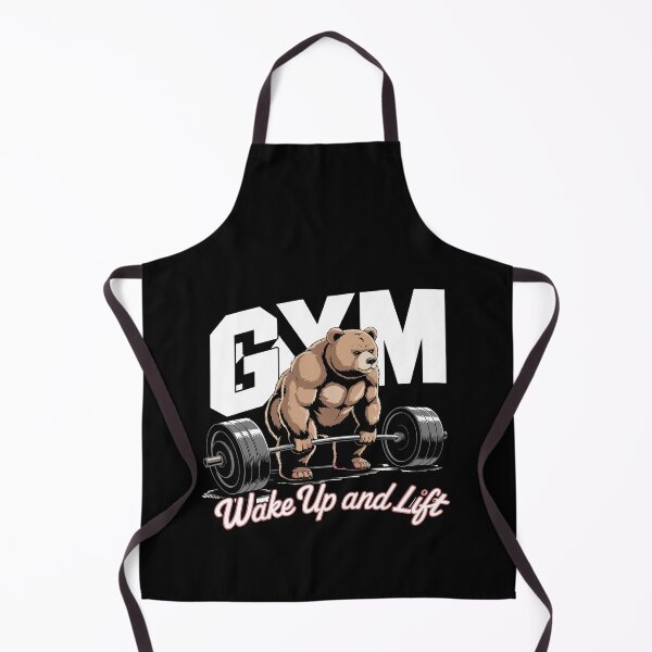 Item preview, Gym Wake Up And Lift Strong Bear Powerlifting Motivation For Weightlifters And Bodybuilders designed and sold by yoddel.