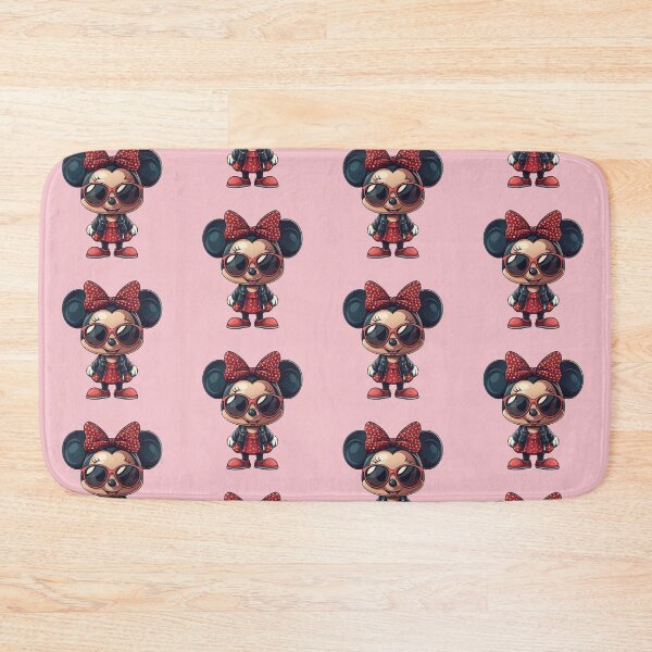 Item preview, Polka Dot Bow Cool Mouse Chibi Street Style designed and sold by KismetsKawaiiCo.