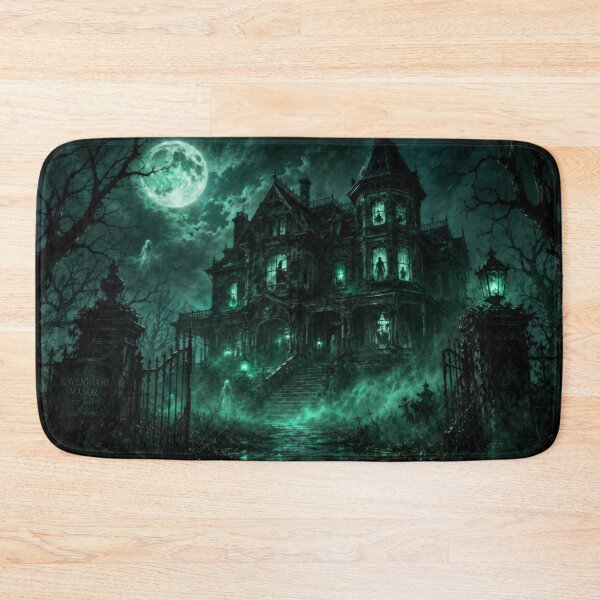 Item preview, Haunted Seagreen Manor in the Midnight Fog designed and sold by konkapo00.