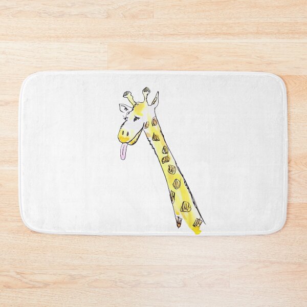 Item preview, A giraffe who is paticularly proud of his tongue... designed and sold by Inky Fingers Illustrations.