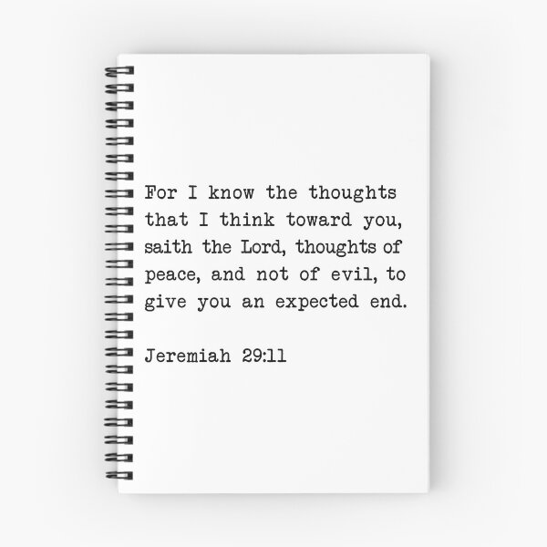 Item preview, Jeremiah 29:11 For I know the thoughts that I think toward you designed and sold by corbrand.