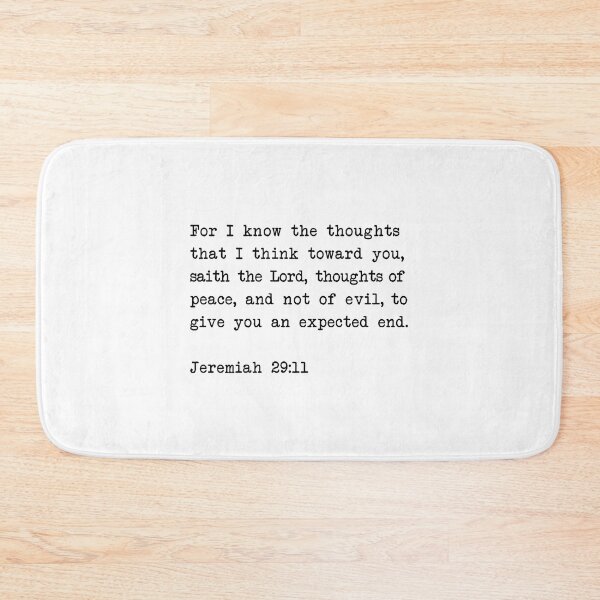 Item preview, Jeremiah 29:11 For I know the thoughts that I think toward you designed and sold by corbrand.