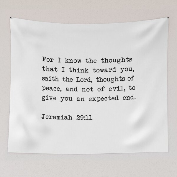 Item preview, Jeremiah 29:11 For I know the thoughts that I think toward you designed and sold by corbrand.