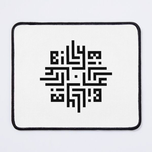 Item preview, BILLY  | Black  | Modern Geometric Kufi Calligraphy | From Name to Art   designed and sold by FOR YOUR NAME.