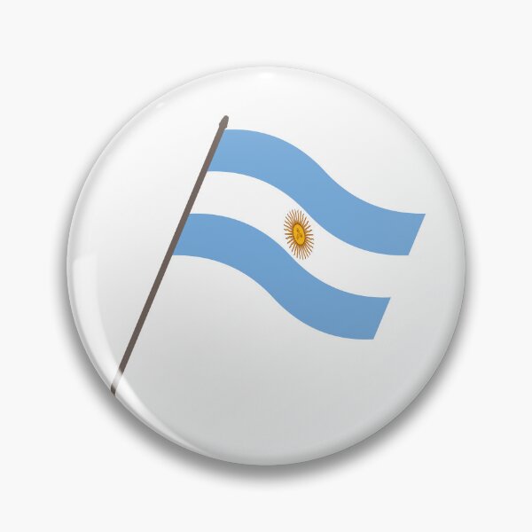 Item preview, argentina flag designed and sold by LiteratiOnline.