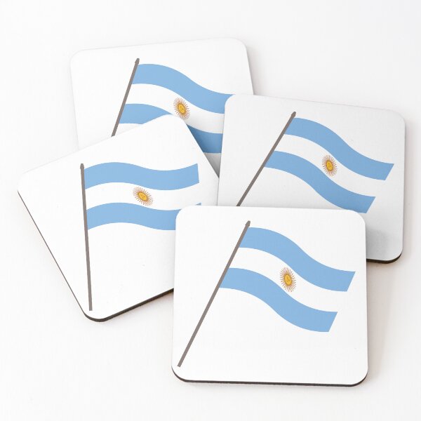 Item preview, argentina flag designed and sold by LiteratiOnline.