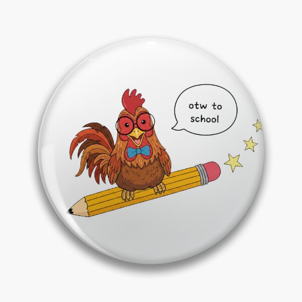 Item preview, Funny Rooster Back To School Pencil Boys Girls Kids designed and sold by FurryHavenPH.