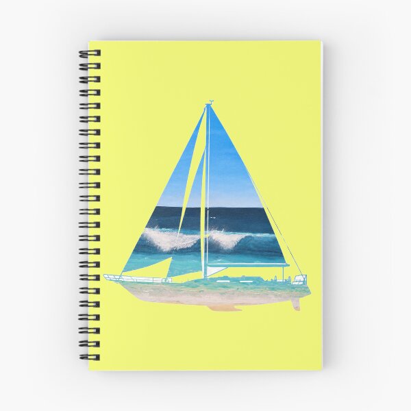 Item preview, beach painting on sailboat silhouette designed and sold by Seyahshop.