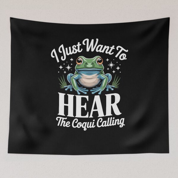 Item preview, I Just Want To Hear The Coqui Calling Puerto Rico Coqui Frog Night Sound designed and sold by yoddel.