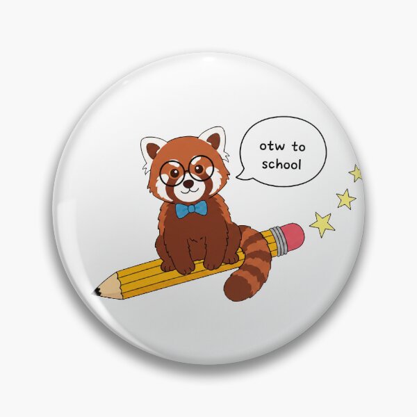 Item preview, Funny Red Panda Back To School Pencil Boys Girls Kids designed and sold by FurryHavenPH.