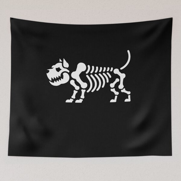 Item preview, Pitbull Dog Skeleton Halloween Art For Spooky Dog Lovers And Pit Bull Owners designed and sold by yoddel.
