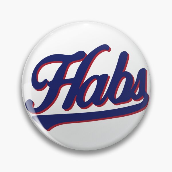 Item preview, Habs Script - Blue designed and sold by fourwindsdesign.