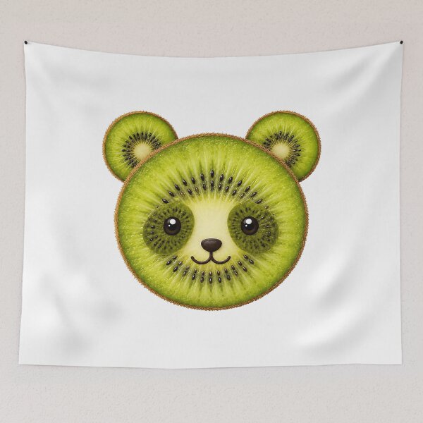 Item preview, Cute Kiwi Bear Surreal Fruit Character designed and sold by ShineEyePirate.