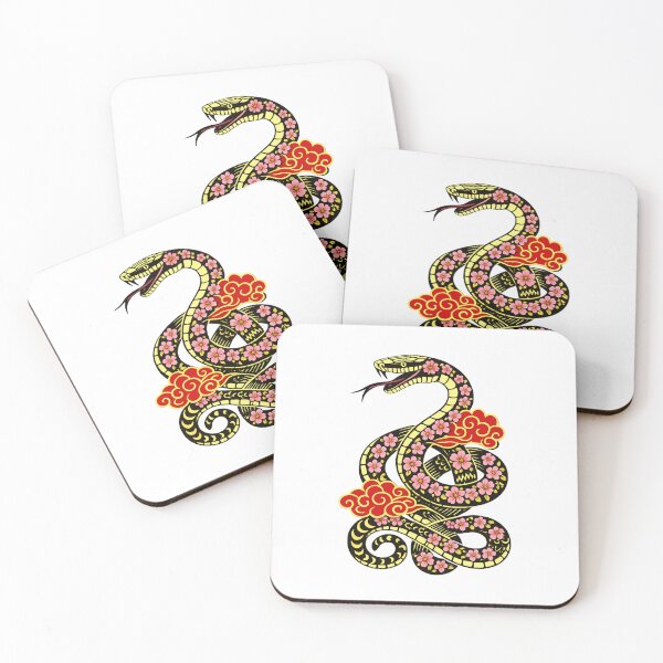 Item preview, Japanese Sakura Snake Design designed and sold by MCNovaStudio.