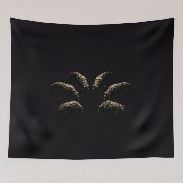 Item preview, Communio Obscura Dark Communion Gothic Cathedral Art Print designed and sold by GeoWhimsy Studio.