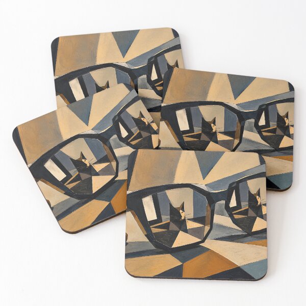 Item preview, Reflections of a Cubist Cat designed and sold by ThingsCatsDo.