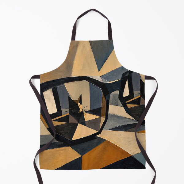 Item preview, Reflections of a Cubist Cat designed and sold by ThingsCatsDo.