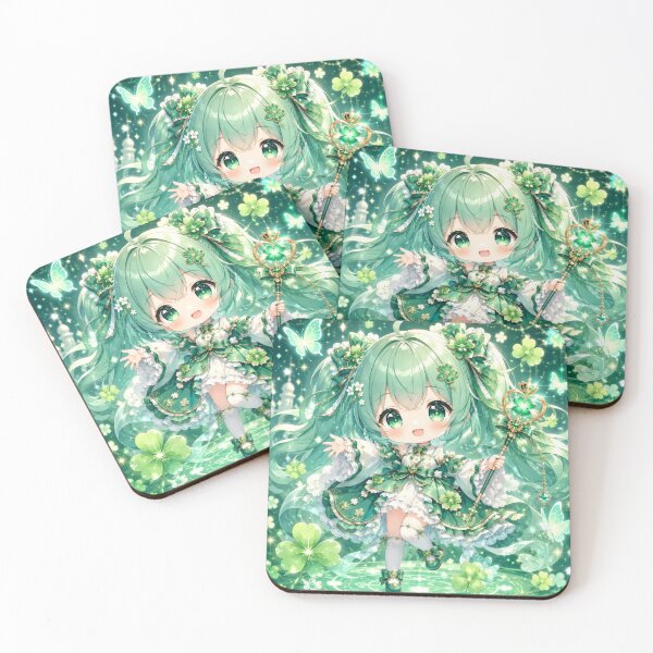 Item preview, Seagreen Lucky Chibi Fantasy Girl designed and sold by konkapo00.