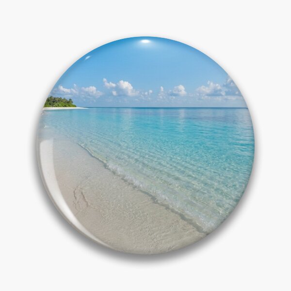 Item preview, Beautiful Tropical Beach with Crystal Waters & White Sand and Blue Sky designed and sold by SOUFIANE1991.
