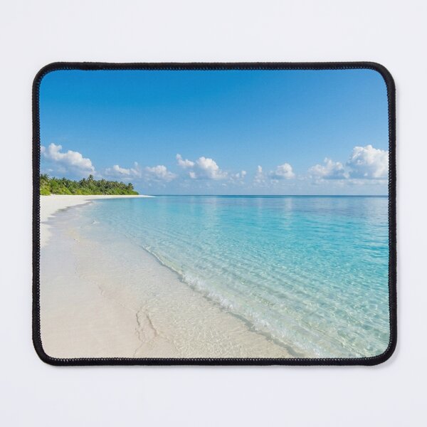 Item preview, Beautiful Tropical Beach with Crystal Waters & White Sand and Blue Sky designed and sold by SOUFIANE1991.