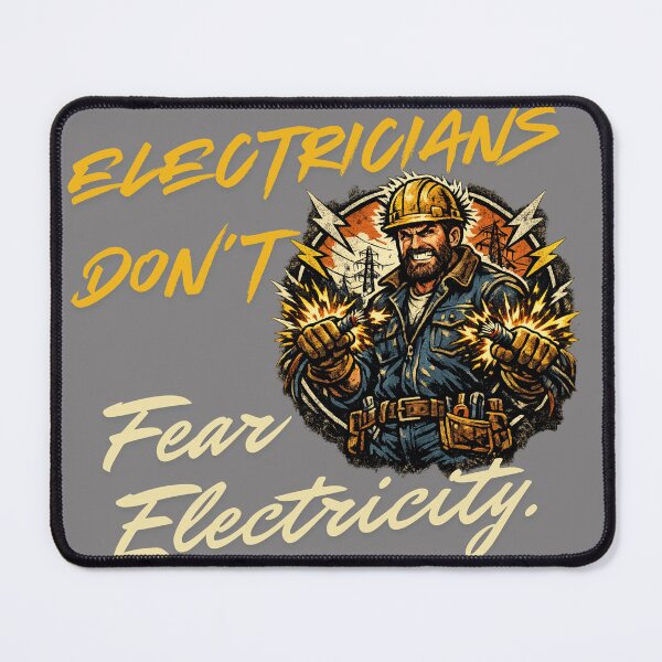 Item preview, Electricians Don't Fear Electricity for Electrical Workers designed and sold by lazulishop.
