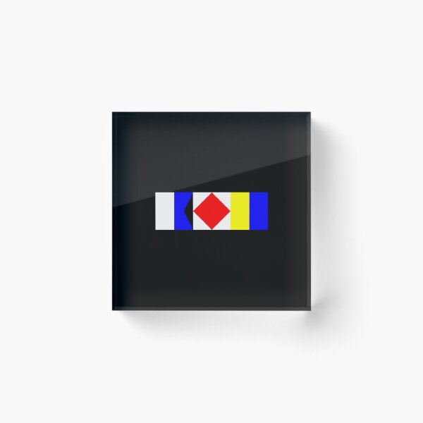 Item preview, AFK Gamer Maritime Signal Flags Design designed and sold by AnnSign.