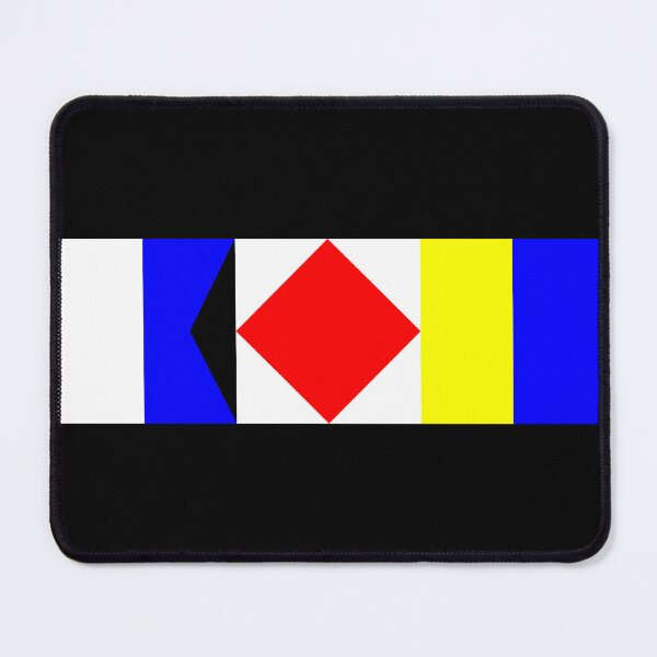 Item preview, AFK Gamer Maritime Signal Flags Design designed and sold by AnnSign.