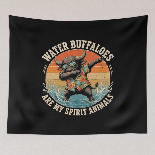 Item preview, Spirit Animal Water Buffalo designed and sold by zoes-ink.