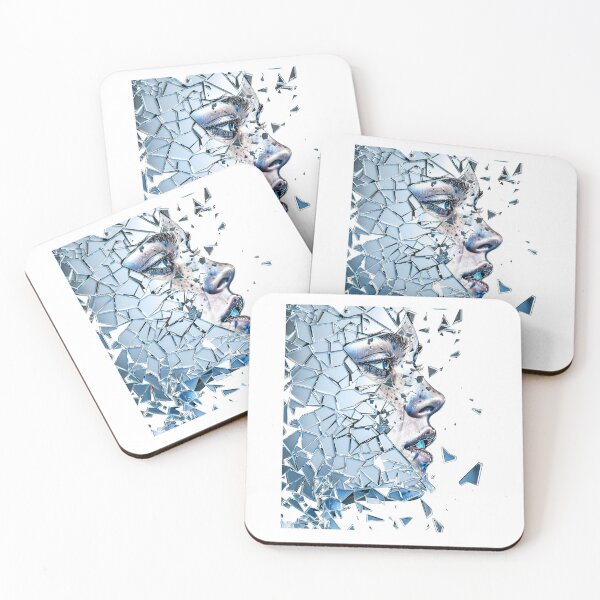 Item preview, Shattered Mirror Selfie - Digital Identity Art designed and sold by STATIC SOUL.