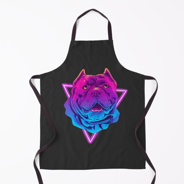 Item preview, Neon Cyber Dog Retro Synthwave Vaporwave Dog Art designed and sold by PoojaArtLab.
