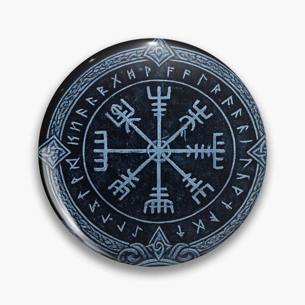 Item preview, Frostbound Vegvísir - Guided by the Runes. Forged by the North designed and sold by Dusk & Dawn Apparel.