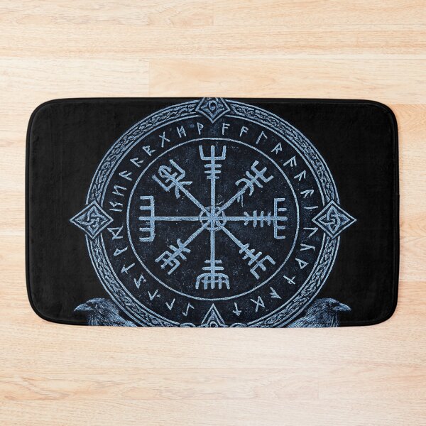 Item preview, Frostbound Vegvísir - Guided by the Runes. Forged by the North designed and sold by Dusk & Dawn Apparel.