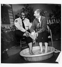 Offenes Foto von Herrn Rogers und Offizier Clemmons Poster